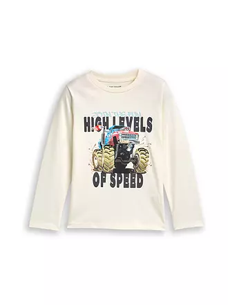 TOM TAILOR | Jungen Langarmshirt | weiss